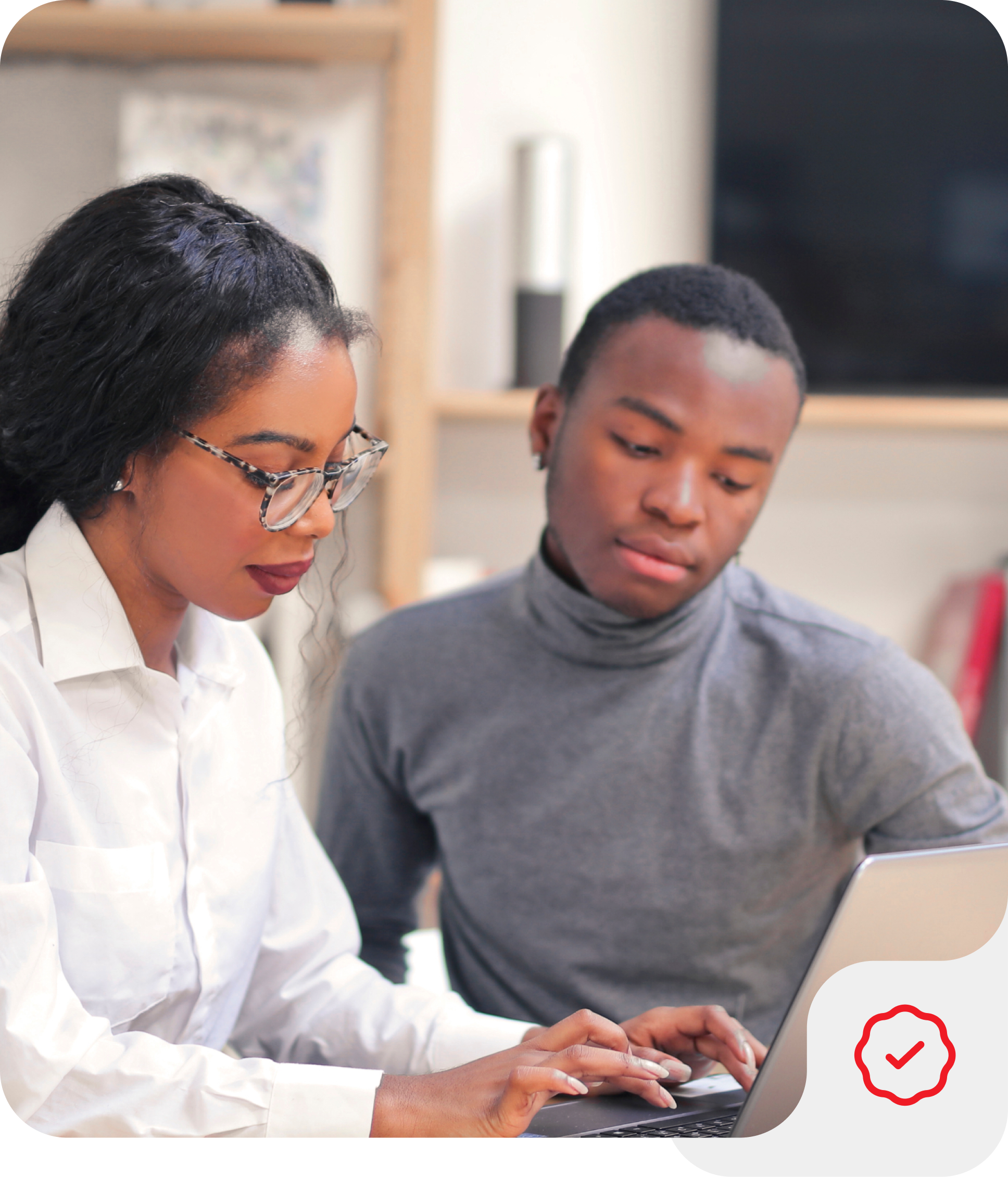 business black man typing laptop office research email client finance report space accountant pc company audit update budget financial proposal investment offer 2
